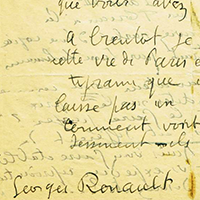 Un livre et une lettre