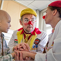 cinéma et clown à l’hôpital